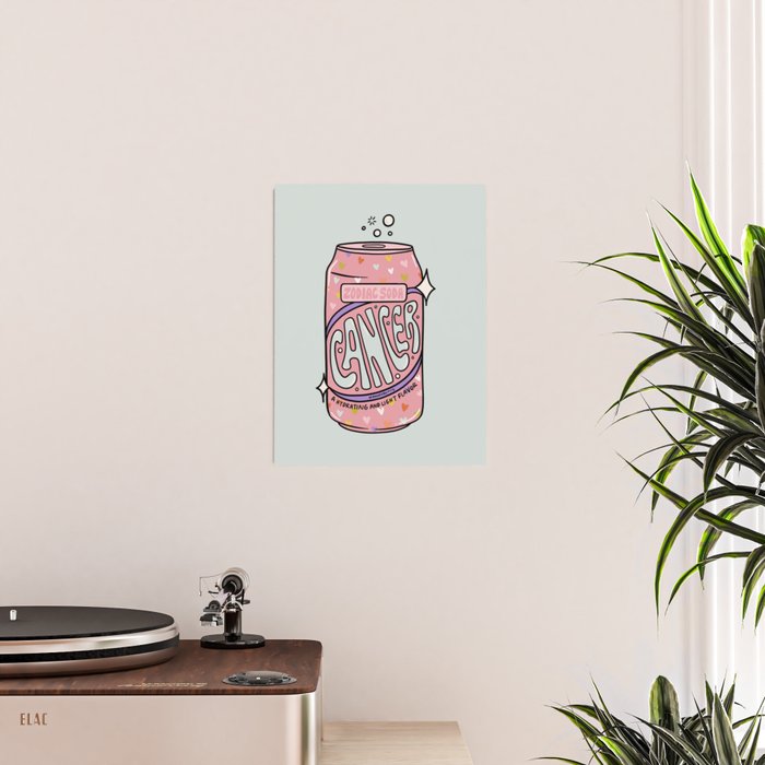Cancer Zodiac Soda Poster Gallery Image 2
