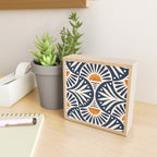 Art Deco Sunset and Leaves Mini Art Print Gallery Image 2