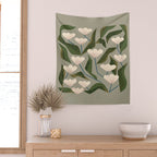 Snowdrops Wall Tapestry Gallery Image 2