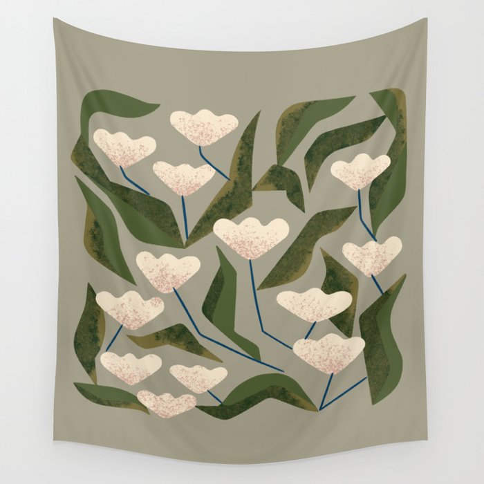 Snowdrops Wall Tapestry Gallery Image 4