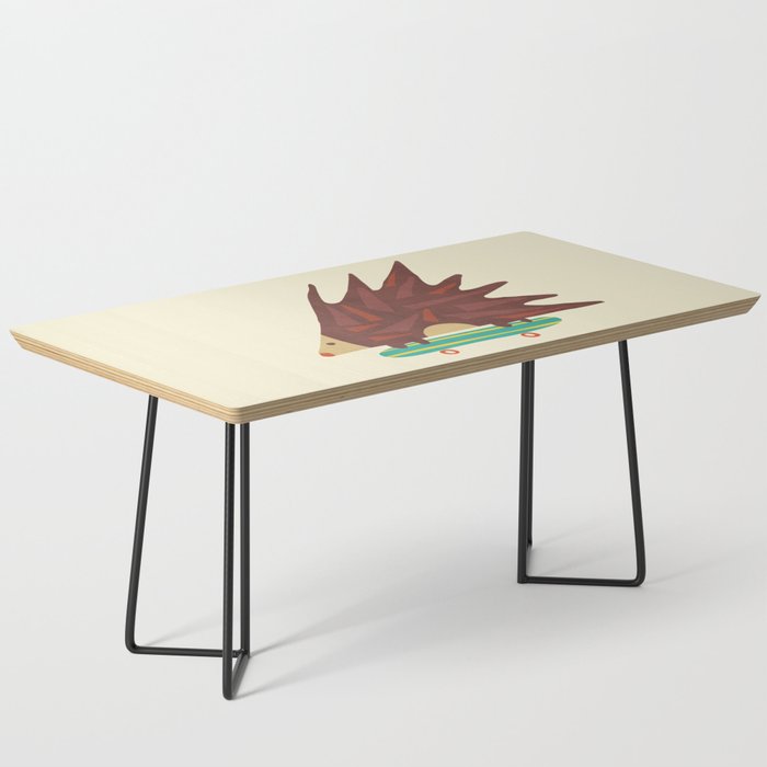 Hedgehog in hair raising speed Coffee Table Gallery Image 1