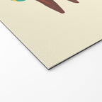 Hedgehog in hair raising speed Welcome Mat Gallery Image 2