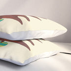 Hedgehog in hair raising speed Pillow Sham Gallery Image 3