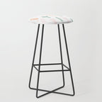 Retro hand drawn cactus plant pattern Stool Gallery Image 1