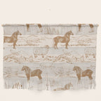 Clydesdale Horses in The Scottish Landscape  Wall Hanging Gallery Image 1