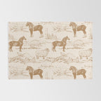 Clydesdale Horses in The Scottish Landscape  Rug Gallery Image 2