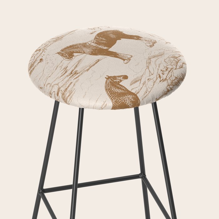 Clydesdale Horses in The Scottish Landscape  Stool Gallery Image 2