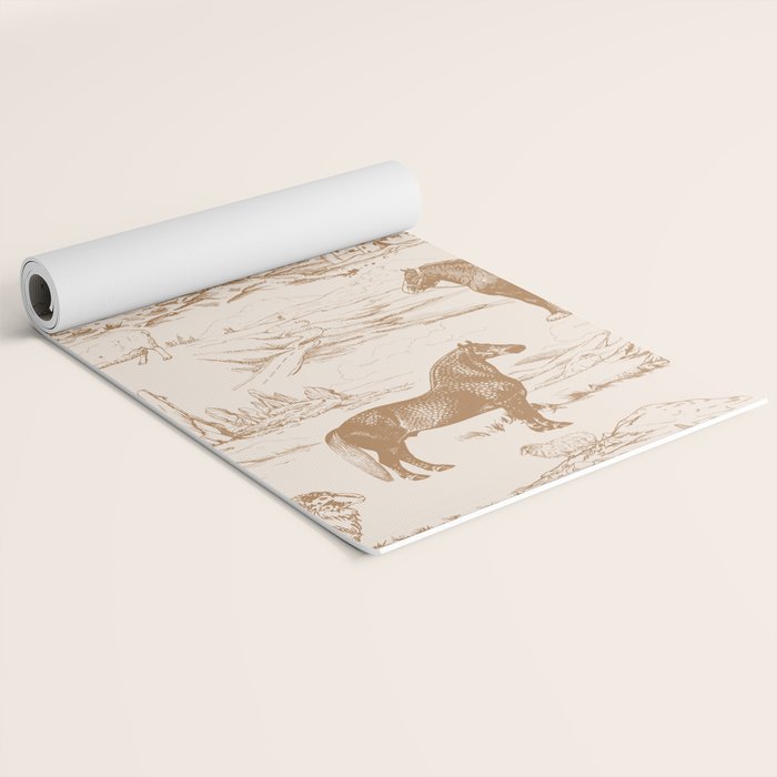 Clydesdale Horses in The Scottish Landscape  Yoga Mat Gallery Image 2