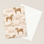Clydesdale Horses in The Scottish Landscape  Stationery Card Gallery Image 2