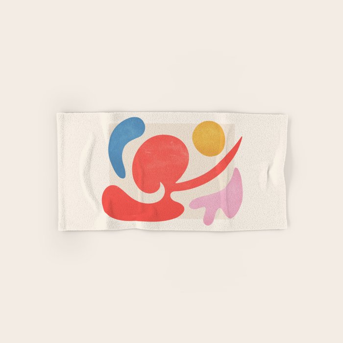 Abstract Shapes: Matisse Paper Cutouts III Bath Towel Gallery Image 1