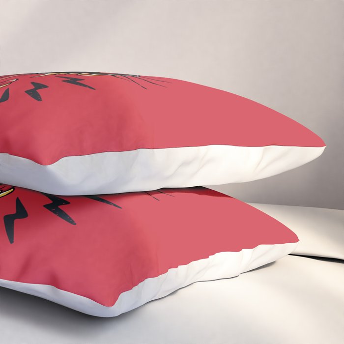 Stay Home Panther Tattoo Pillow Sham Gallery Image 3