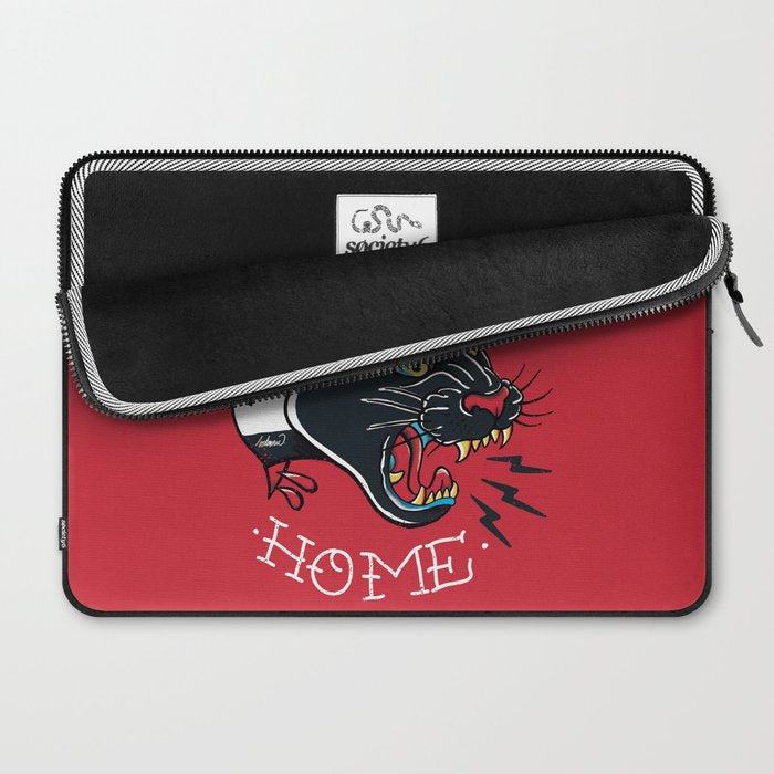 Stay Home Panther Tattoo Laptop Sleeve Gallery Image 2