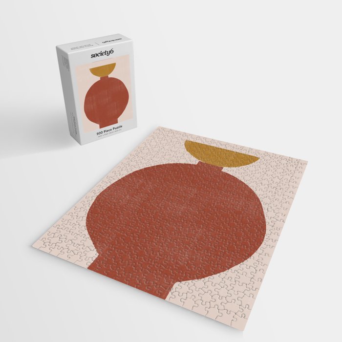 Vase Burnt Orange Object Jigsaw Puzzle Gallery Image 2