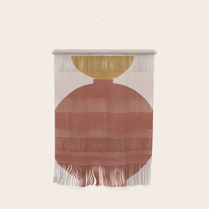 Vase Burnt Orange Object Wall Hanging Gallery Image 1