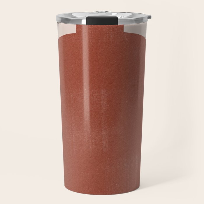 Vase Burnt Orange Object Travel Mug Gallery Image 1