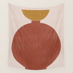 Vase Burnt Orange Object Wall Tapestry Gallery Image 4