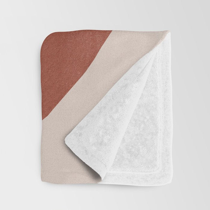 Vase Burnt Orange Object Throw Blanket Gallery Image 3