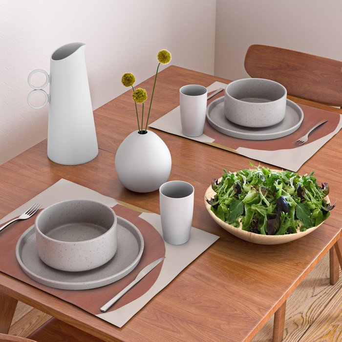 Vase Burnt Orange Object Placemat Gallery Image 2