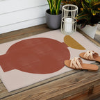 Vase Burnt Orange Object Outdoor Rug Gallery Image 2