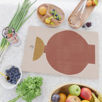 Vase Burnt Orange Object Cutting Board Gallery Image 2