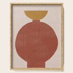 Vase Burnt Orange Object Serving Tray Gallery Image 1