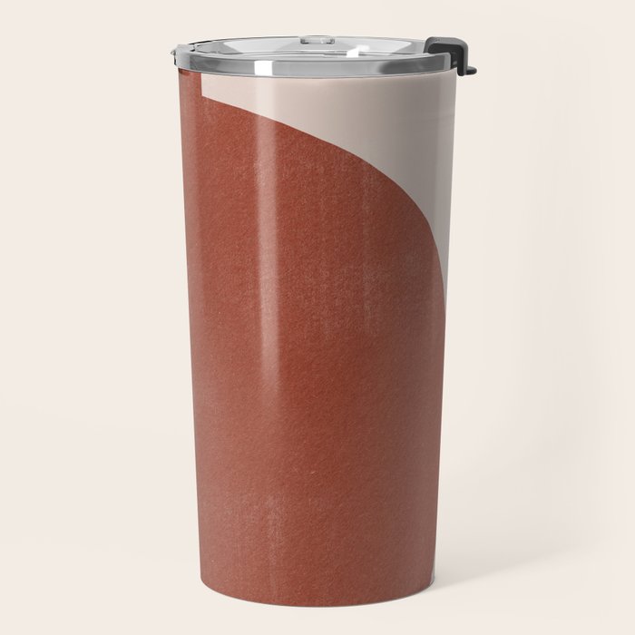 Vase Burnt Orange Object Travel Mug Gallery Image 2