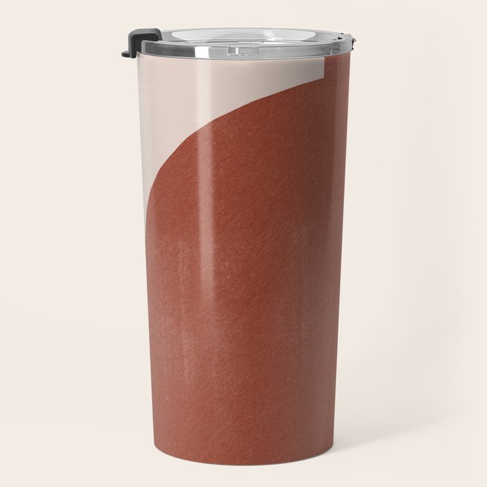 Vase Burnt Orange Object Travel Mug Gallery Image 3