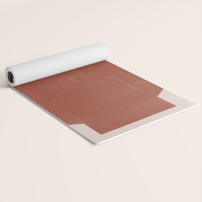 Vase Burnt Orange Object Yoga Mat Gallery Image 2