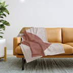 Vase Burnt Orange Object Throw Blanket Gallery Image 1