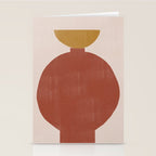 Vase Burnt Orange Object Stationery Card Gallery Image 2
