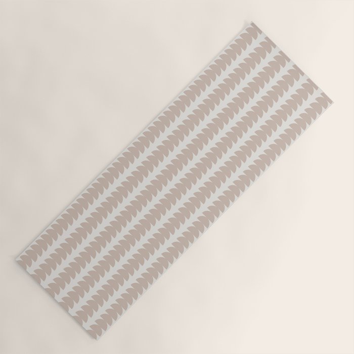 Maude Pattern - Earthy Neutral Yoga Mat Gallery Image 1