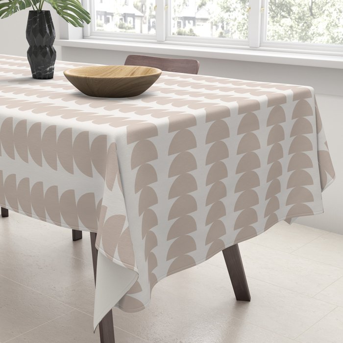 Maude Pattern - Earthy Neutral Tablecloth Gallery Image 3