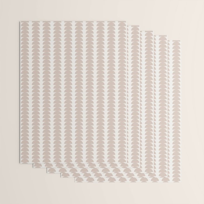 Maude Pattern - Earthy Neutral Wrapping Paper Gallery Image 3