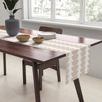 Maude Pattern - Earthy Neutral Table Runner Gallery Image 2