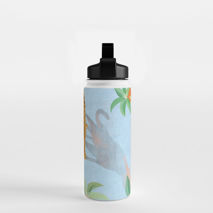 Leopard and Orange Trees Water Bottle Gallery Image 2