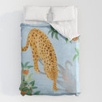 Leopard and Orange Trees Duvet Cover Gallery Image 6