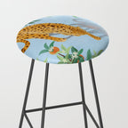 Leopard and Orange Trees Stool Gallery Image 2