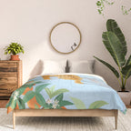 Leopard and Orange Trees Comforter Gallery Image 3
