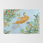 Leopard and Orange Trees Rug Gallery Image 2