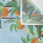 Leopard and Orange Trees Wall Tapestry Gallery Image 3