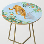 Leopard and Orange Trees Side Table Gallery Image 2