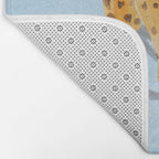Leopard and Orange Trees Bath Mat Gallery Image 2