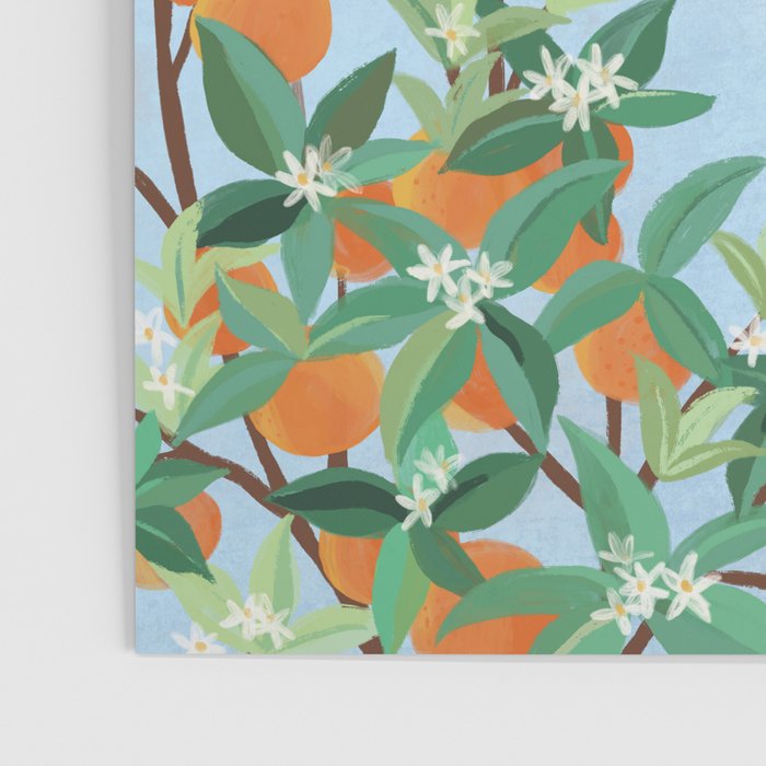 Leopard and Orange Trees Poster Gallery Image 3