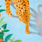 Leopard and Orange Trees Coffee Mug Gallery Image 2