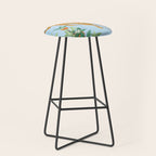 Leopard and Orange Trees Stool Gallery Image 1