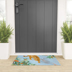 Leopard and Orange Trees Welcome Mat Gallery Image 3