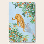 Leopard and Orange Trees Cutting Board Gallery Image 1