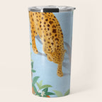 Leopard and Orange Trees Travel Mug Gallery Image 1