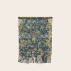 Antique French Verdure Secret Forest Garden Tapestry Wall Hanging Gallery Image 1