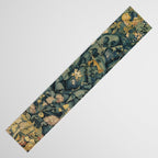Antique French Verdure Secret Forest Garden Tapestry Table Runner Gallery Image 3